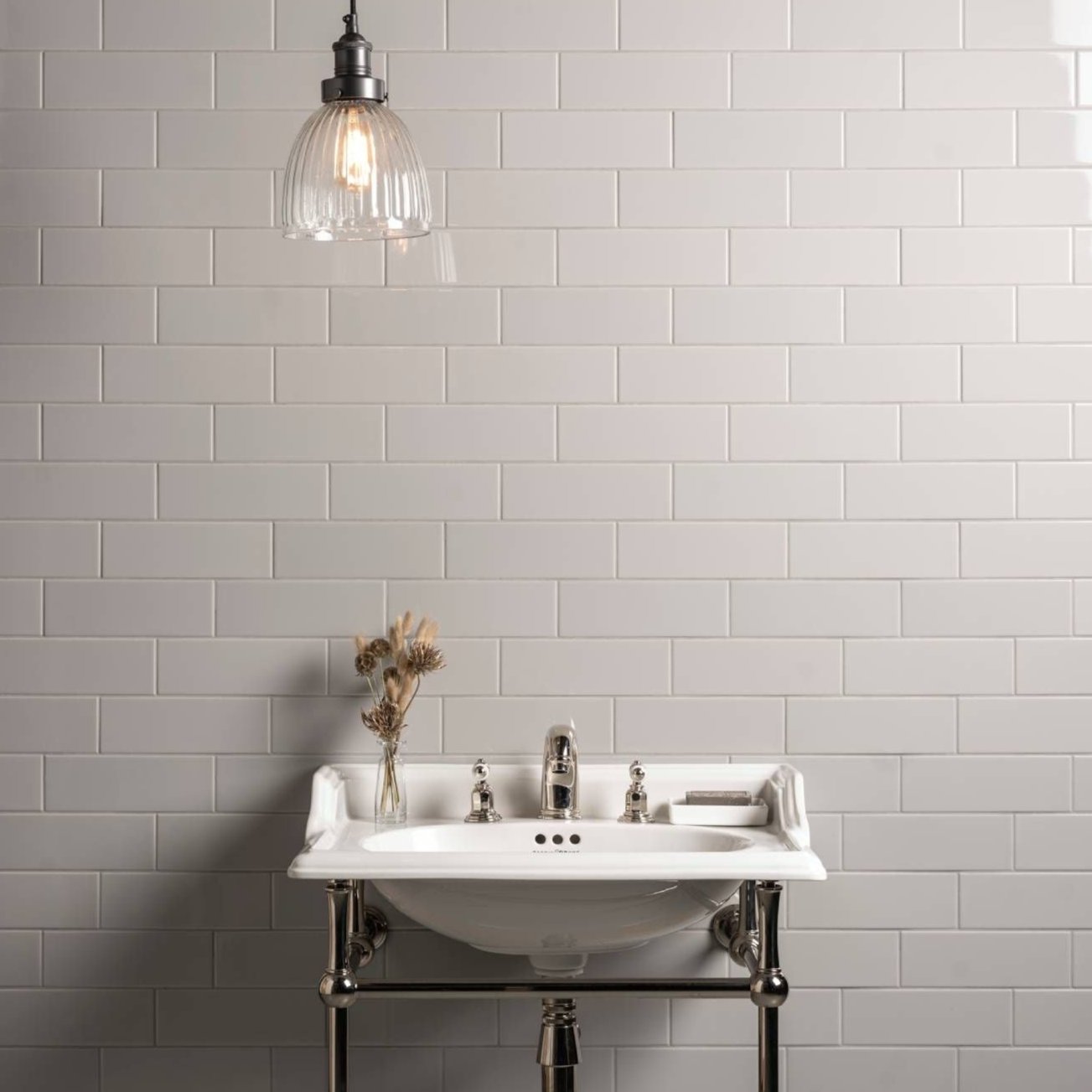 Image of Westminster Grey Large Brick Tile 22.8x7.5cm-Ceramic wall tile-Original Style-Tile.co.uk