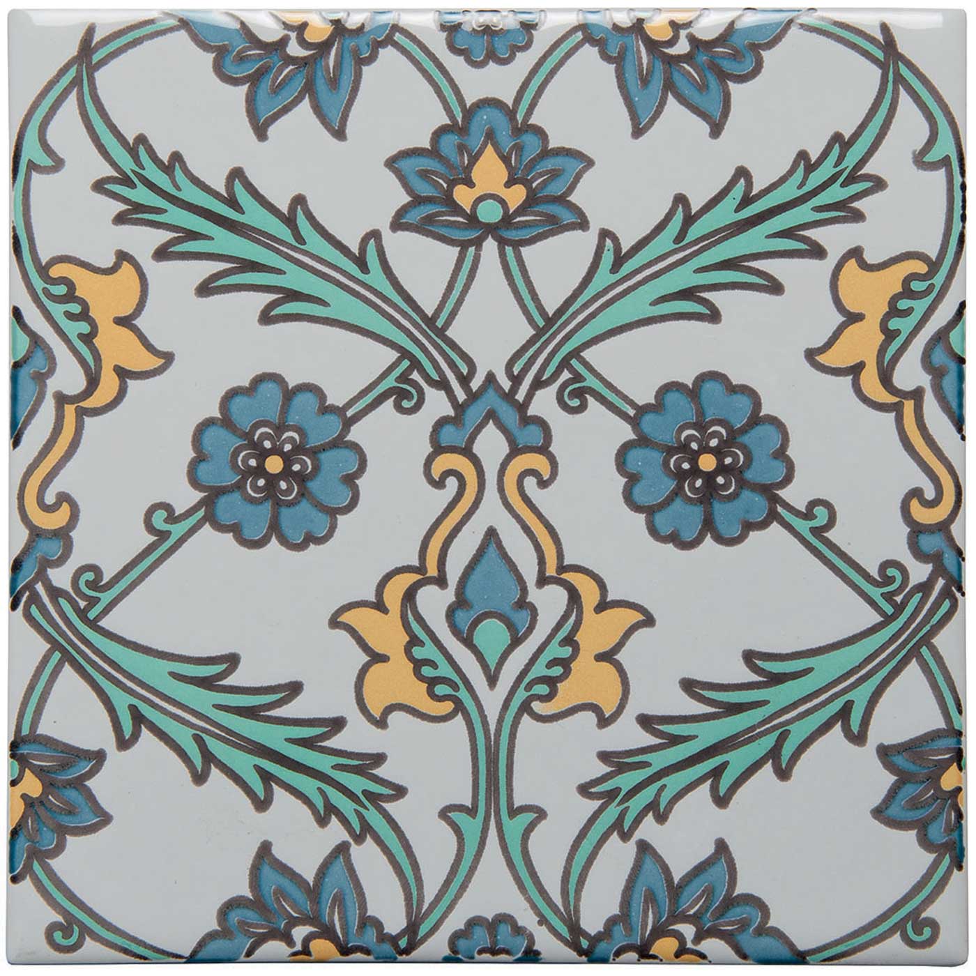 Image of Free Sample - Topkapi Yellow On Helmingham-sample-sample-Tile.co.uk