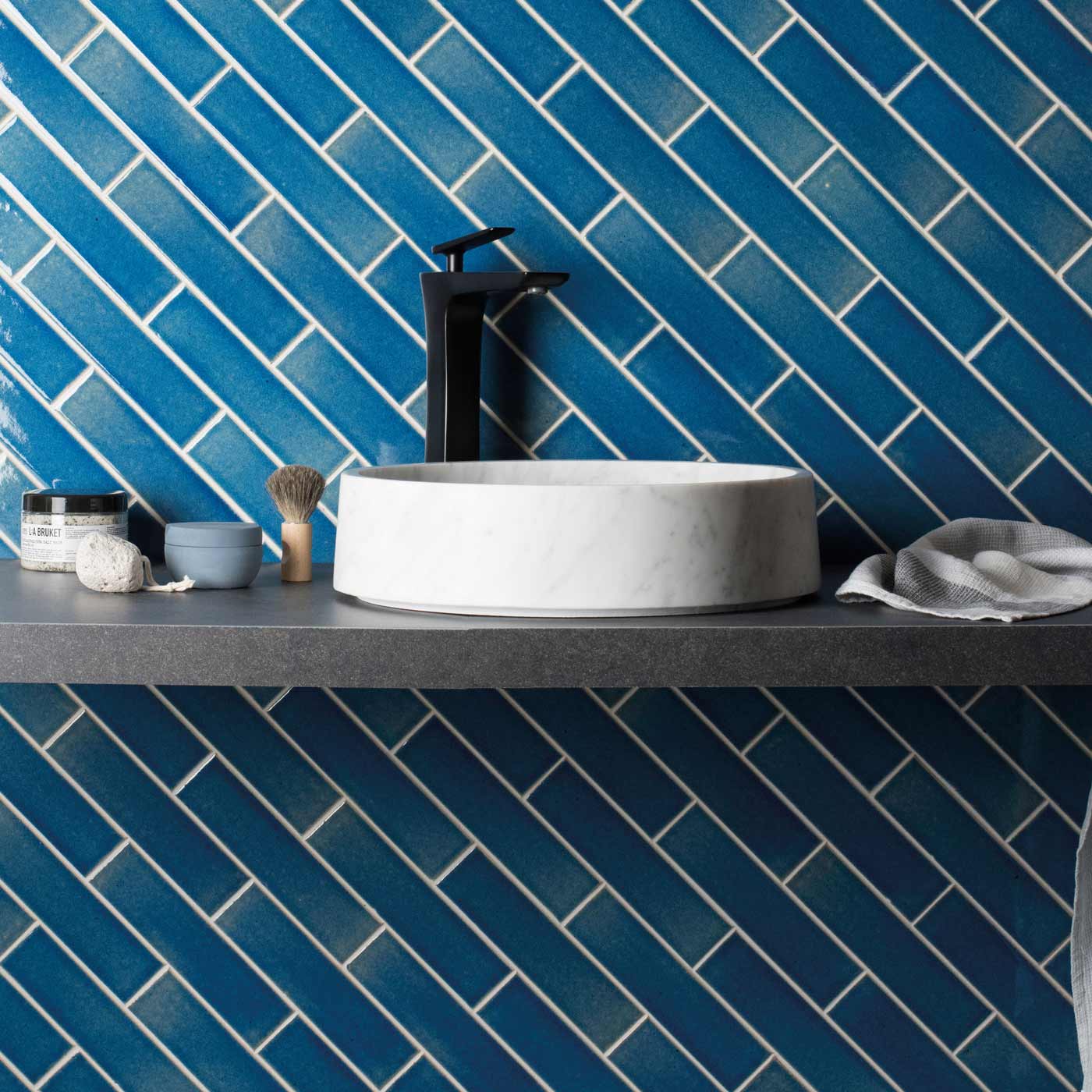 Image of Panorama Rockpool tile 6x24cm-Ceramic Wall tile-Original Style-tile.co.uk