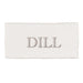 Dill grey on cotton tile 6.3x12.9cm-Ceramic Tiles-Original Style-Tile.co.uk