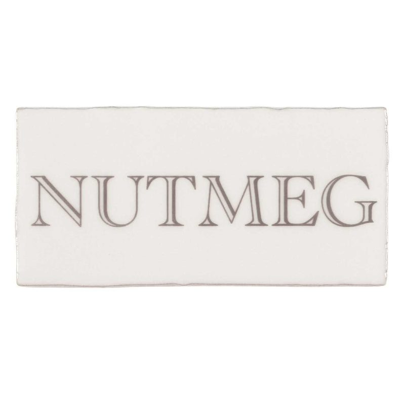 Image of Nutmeg grey on cotton tile 6.3x12.9cm-Ceramic Tiles-Original Style-Tile.co.uk