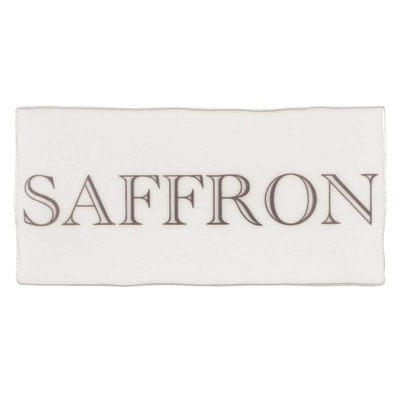 Image of Saffron grey on cotton tile 6.3x12.9cm-Ceramic Tiles-Original Style-Tile.co.uk