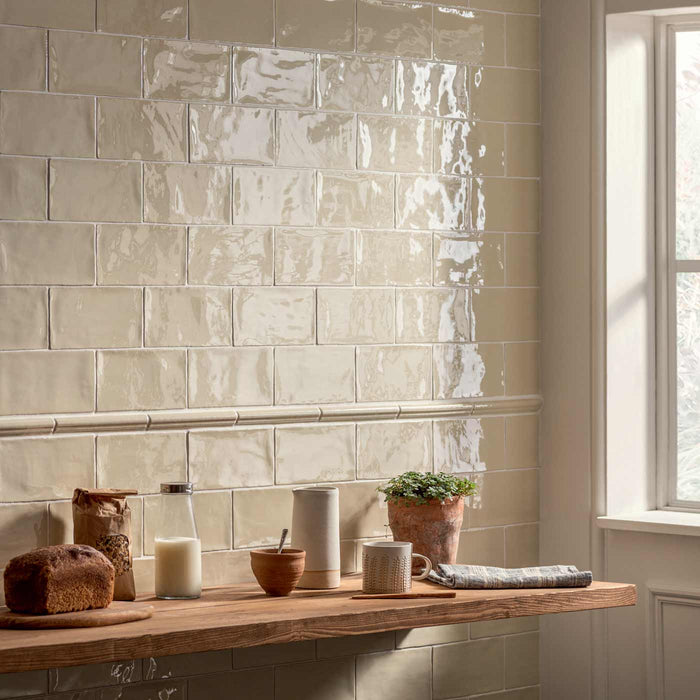 Hemp Brick wall tile | 10x20cm — Tile.co.uk