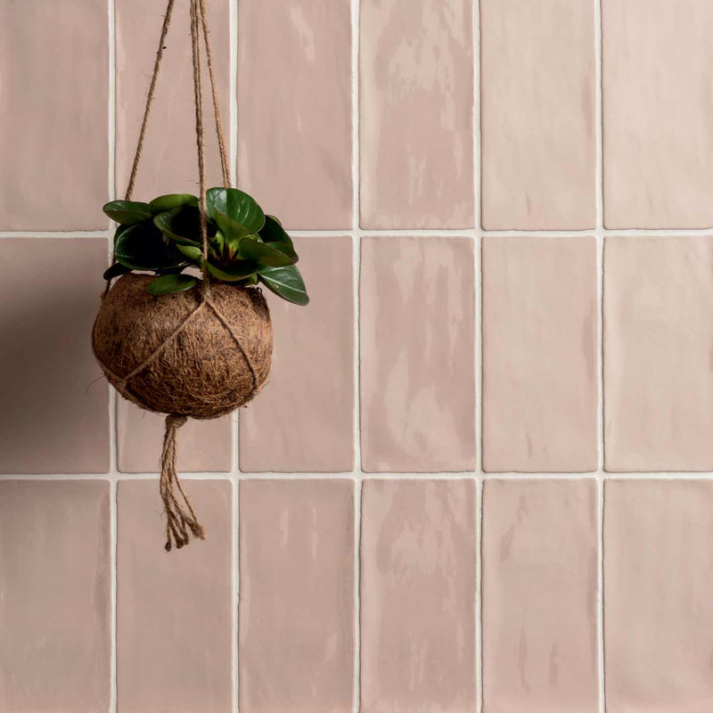 Image of Anemone Brick wall tile 10x20cm-Ceramic wall tile-Original Style-tile.co.uk