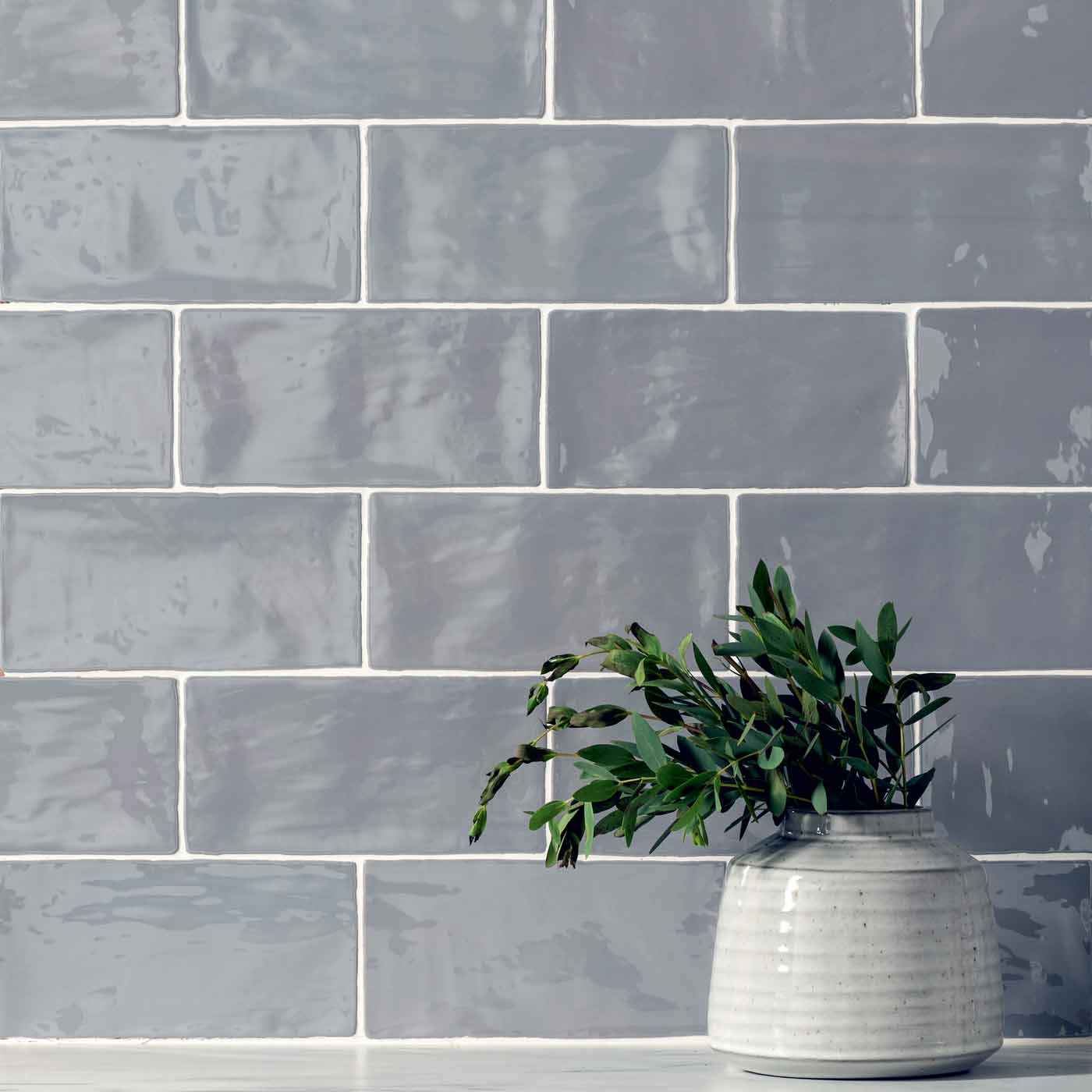Image of Heather Brick wall tile 10x20cm-Ceramic wall tile-Original Style-tile.co.uk