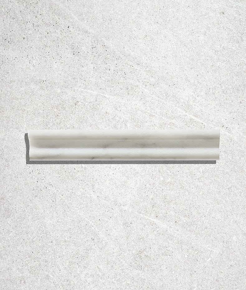 Image of Long Island Marble Honed Dado 5 x 30.5 x 2.6cm-Ca Pietra-Tile.co.uk