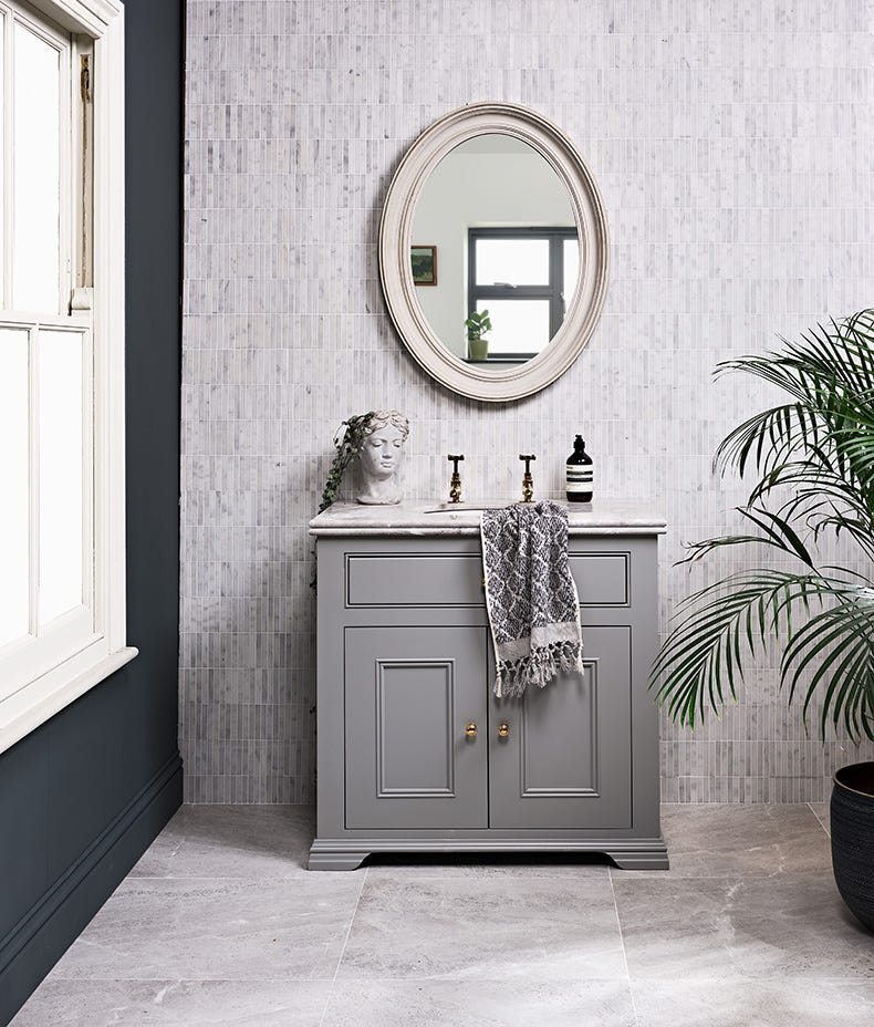 Image of Long Island Marble Honed Bamboo Mosaic 30.5 x 30.5 x 1.0cm-Ca Pietra-Tile.co.uk