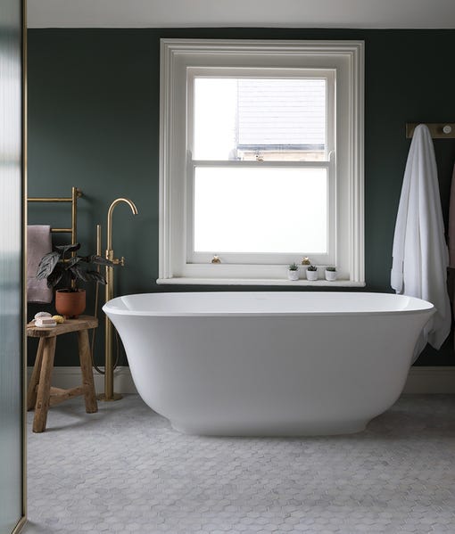 Image of Long Island Marble Small Hexagon Mosaic 26 x 30.5 x 1.0cm-Ca Pietra-Tile.co.uk