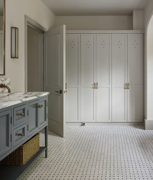 Image of Long Island Marble Honed Wicker Mosaic 28.6 x 28.6 x 1.0cm-Ca Pietra-Tile.co.uk
