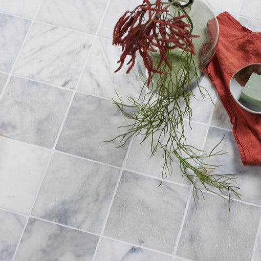 Long Island Marble Tumbled Finish - 13 x 13 x 1.0cm-Ca Pietra-Tile.co.uk