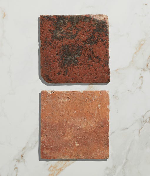 Sample Swatch Antique Burgundy Terracotta Tile - Delivered separately by Ca Pietra-sample-sample-Tile.co.uk