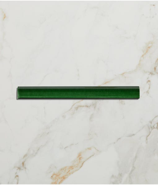 Image of Sample Swatch Architectural Olive Green Pencil tile - Delivered separately by Ca Pietra-sample-sample-Tile.co.uk