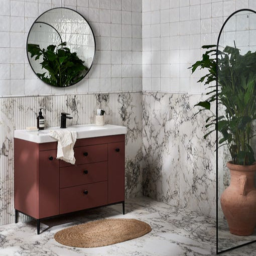 Arte Italiano Blanco Porcelain - 14.8 x 14.8 x 0.8cm-Ca Pietra-Tile.co.uk