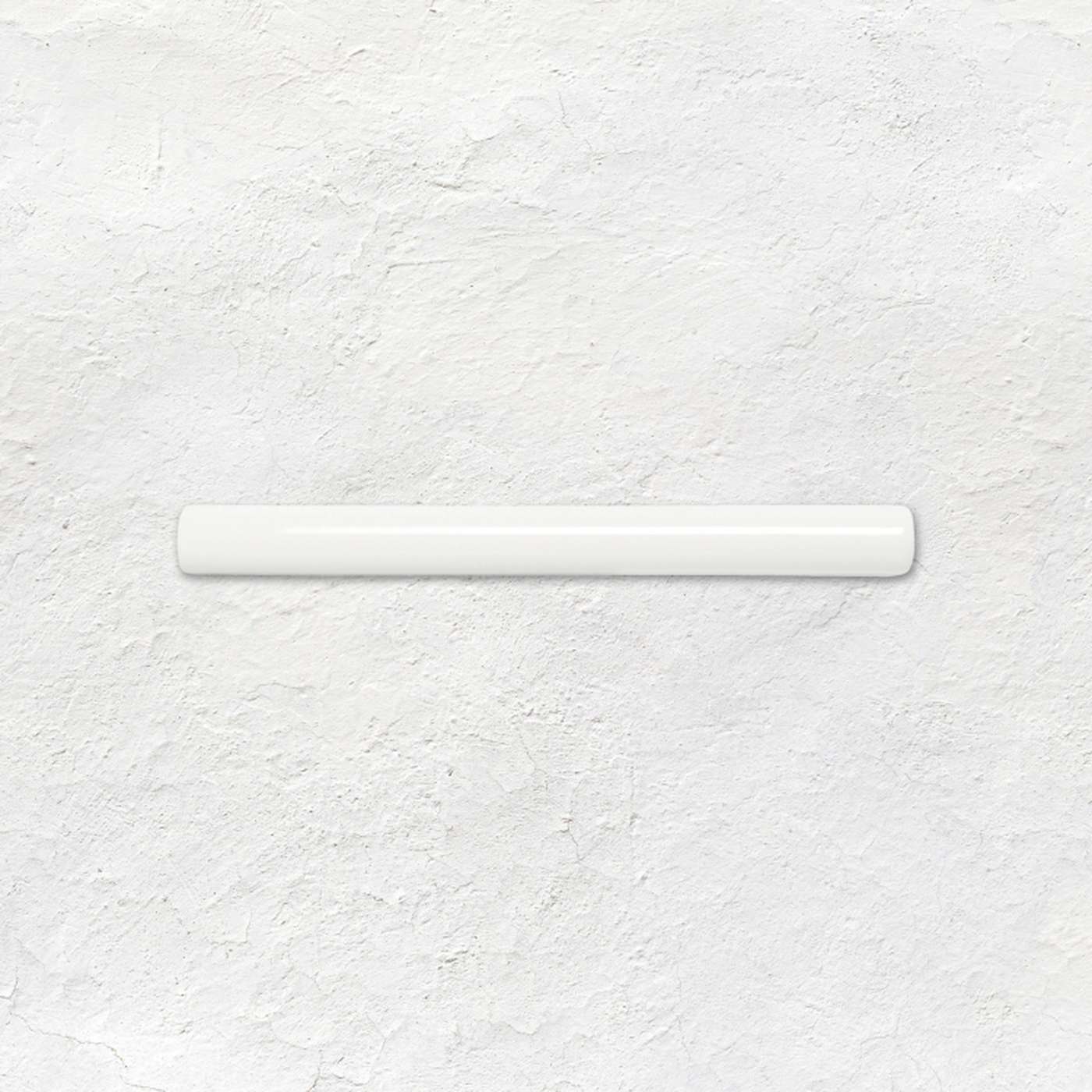 Image of A singular white rectangle wall tile