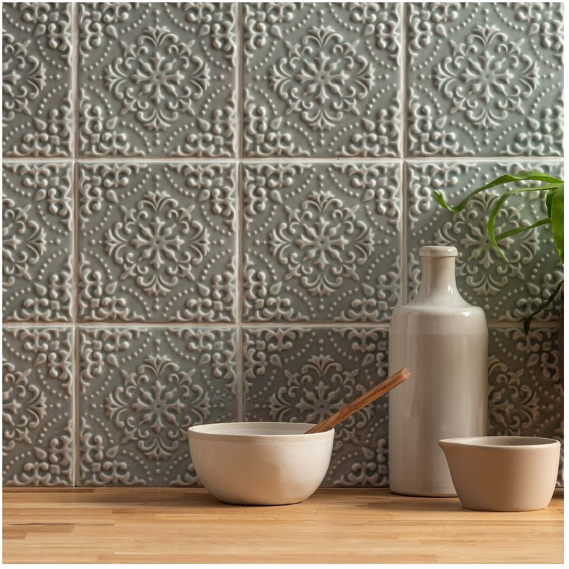Image of Sudbury Highgrove Wall Tile 15x15cm-Ceramic wall tile-Original Style-Tile.co.uk