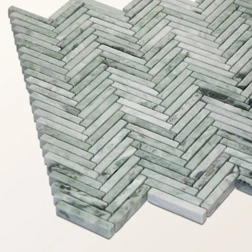 Image of Athens Mint Marble Mosaic - 29.2 x 30.2 x 1.0cm-Ca Pietra-Tile.co.uk
