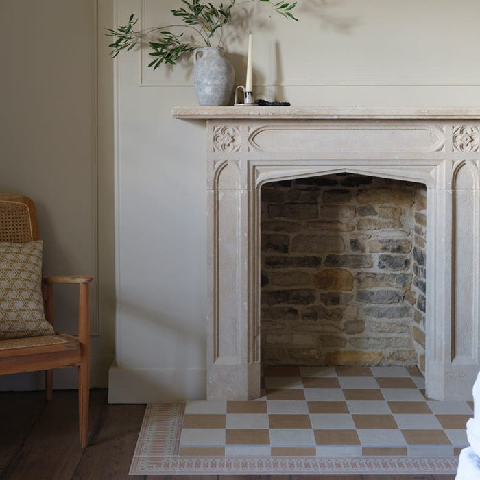 Aventuras Linen Field Porcelain - 15 x 15cm-Ca Pietra-Tile.co.uk