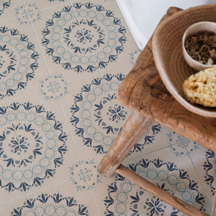 Aventuras Palma Blue Porcelain - 15 x 15cm-Ca Pietra-Tile.co.uk