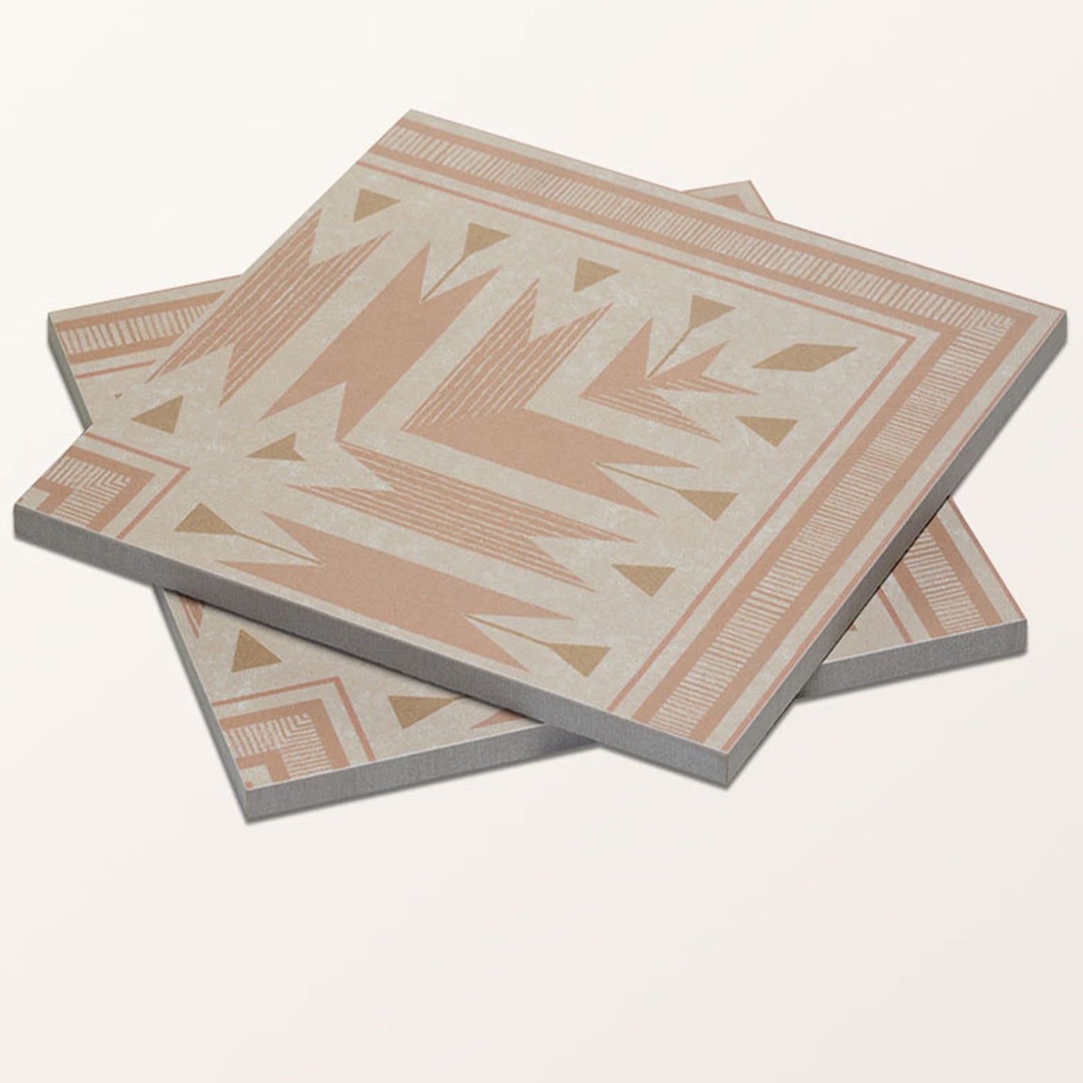Image of Aventuras Ziggy Corner Terracotta Porcelain - 15 x 15cm-Ca Pietra-Tile.co.uk