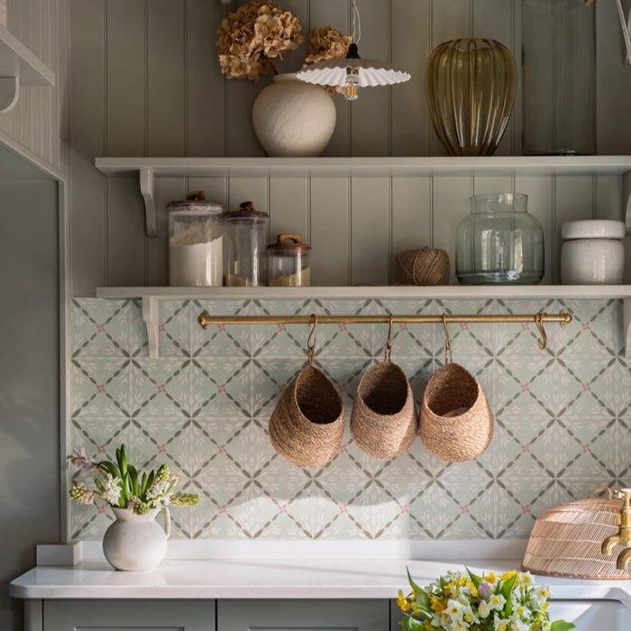 Aventuras Porto Olive Porcelain - 15 x 15cm-Ca Pietra-Tile.co.uk