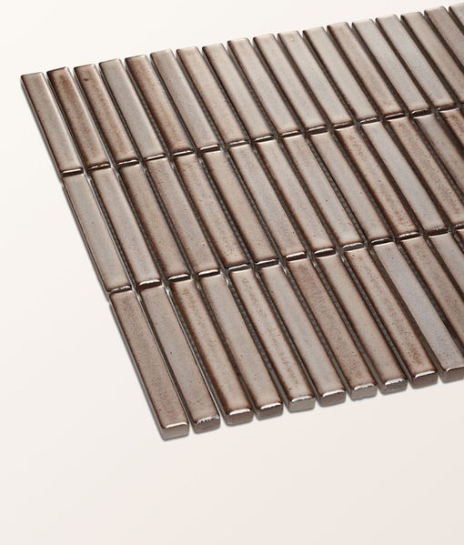Image of Bamboo Lustre Cappucino Satin Mosaic 28.2x29.4cm-mosaic tile-Ca Pietra-Tile.co.uk