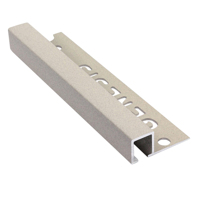 Image of Genesis Bath Stone Square Edge Aluminium Tile Trim-Trim-Genesis-Tile.co.uk