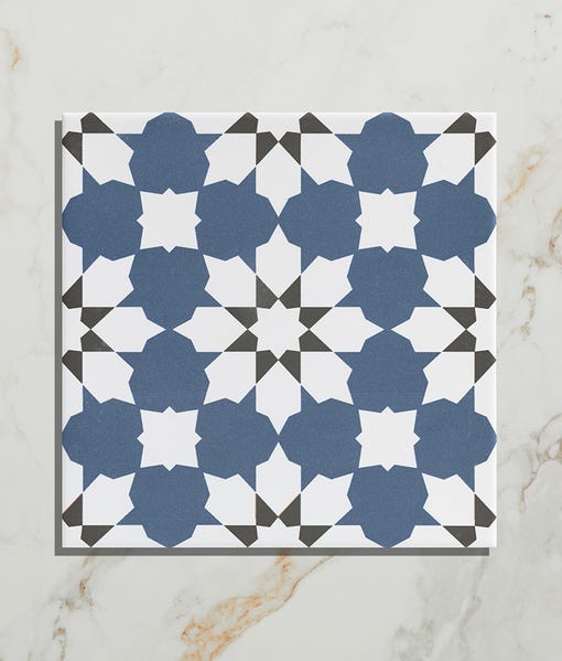 Sample Swatch Belleville Vendome Blue Tile - Delivered separately by Ca Pietra-sample-sample-Tile.co.uk