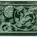 Berkeley Jade Breeze on Victorian Green Tile 15.2x15.2cm-Ceramic Tiles-Original Style-Tile.co.uk