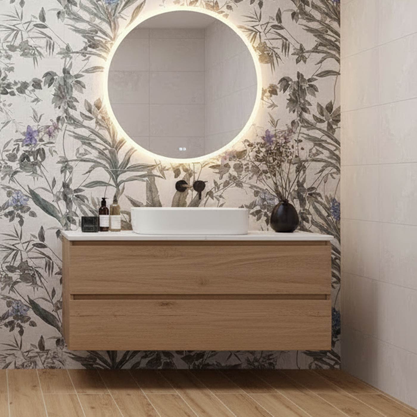 Image of Piazza Peek White Decor tile 60x120cm-Ceramic Wall tile-Cifre-Tile.co.uk