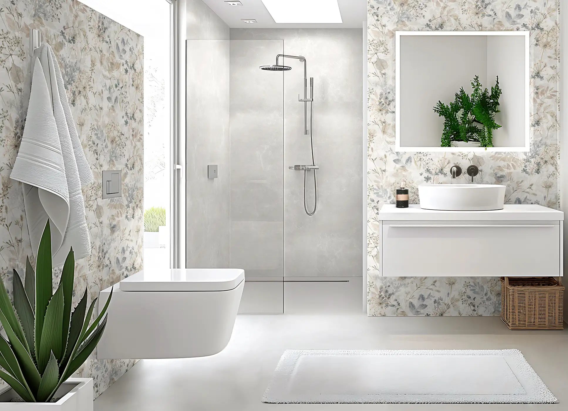Image of Breeze Grey Decor tile 30x60cm-Ceramic wall tile-Stargres-Tile.co.uk
