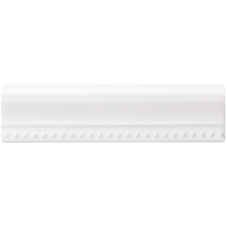 Image of Free Sample - Brilliant White Hogarth Dado 10x10cm - Delivered separately by Original Style-sample-sample-Tile.co.uk
