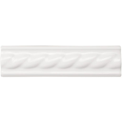 Brilliant White Rope Dado 15.2x4cm-Ceramic Tiles-Original Style-Tile.co.uk