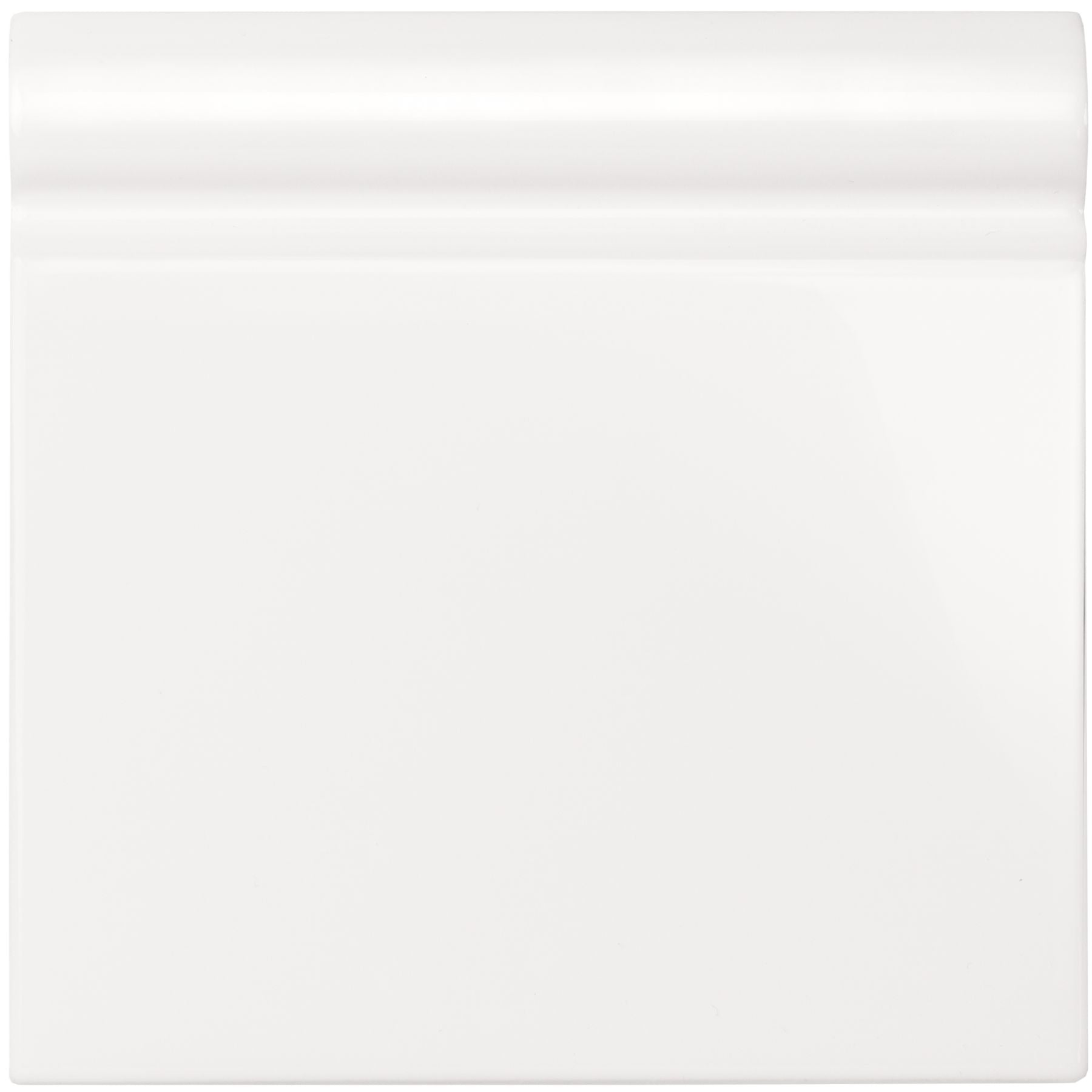 Image of Paid Sample - Brilliant White Skirting Tile - Delivered separately by Original Style-sample-sample-Tile.co.uk