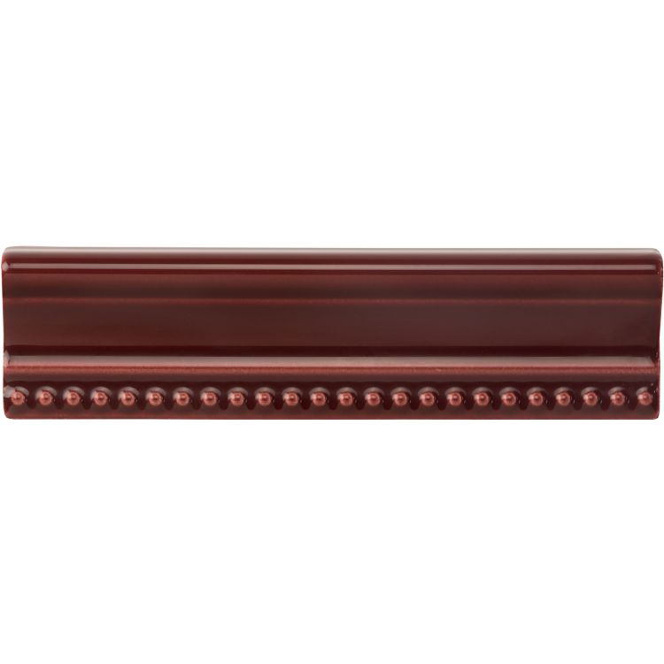 Image of Free Sample - Burgundy Hogarth Dado 10x10cm - Delivered separately by Original Style-sample-sample-Tile.co.uk