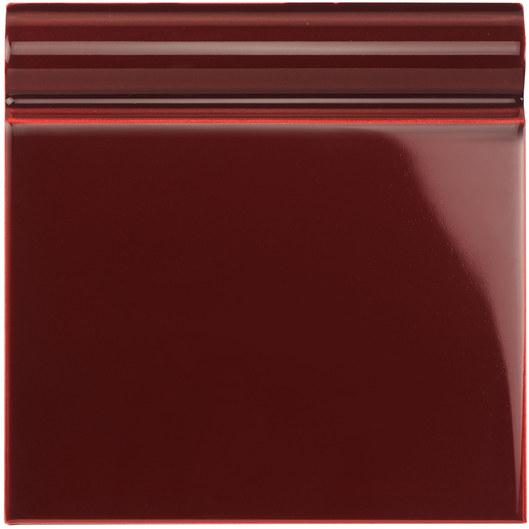 Image of Paid Sample - Burgundy Skirting Tile - Delivered separately by Original Style-sample-sample-Tile.co.uk