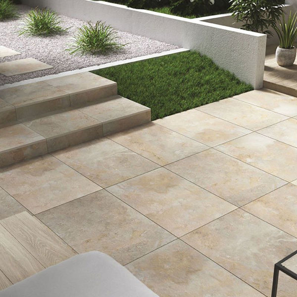 Ivory outdoor tiles
