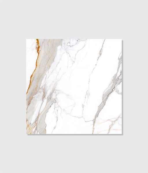 Sculpture Porcelain Calacatta Maximus Brushed - Swatch Sample - Delivered separately by Ca Pietra-sample-sample-Tile.co.uk