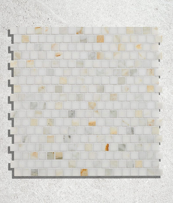 Palazzo Oro Honed Brick Bond Square - Swatch Sample - Delivered separately by Ca Pietra-sample-sample-Tile.co.uk