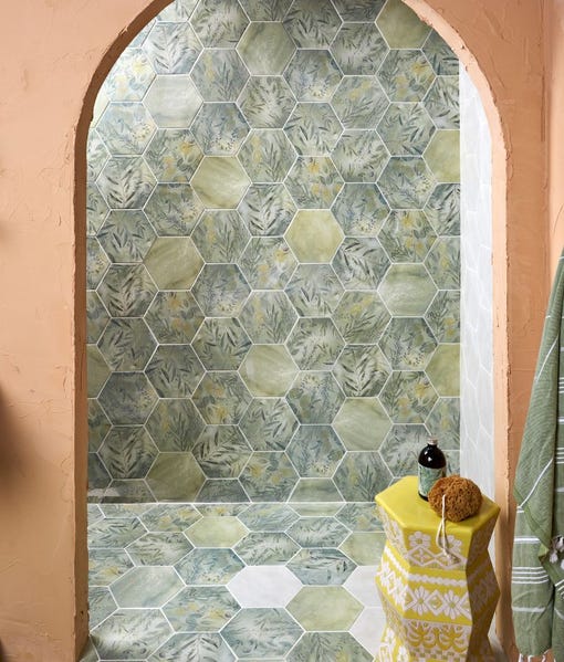 Image of Capri Porcelain 24.5 x 21.5 x 0.8cm-Ca Pietra-Tile.co.uk