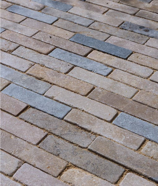 Castilan Limestone Tumbled Klinkers - 5 x 20 x 4.0cm-Ca Pietra-Tile.co.uk