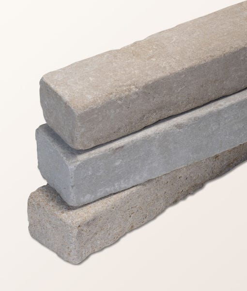 Image of Castilan Limestone Tumbled Klinkers - 5 x 20 x 4.0cm-Ca Pietra-Tile.co.uk