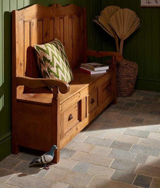 Image of Castilan Limestone Cobbles Tumbled 15 x Random x 1.8cm-Ca Pietra-Tile.co.uk