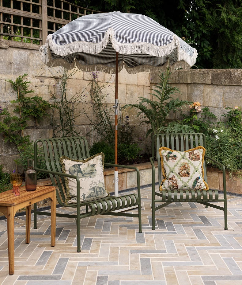 Image of Castilan Limestone Parquet Tumbled 7.5 x 30 x 1.8cm-Ca Pietra-Tile.co.uk