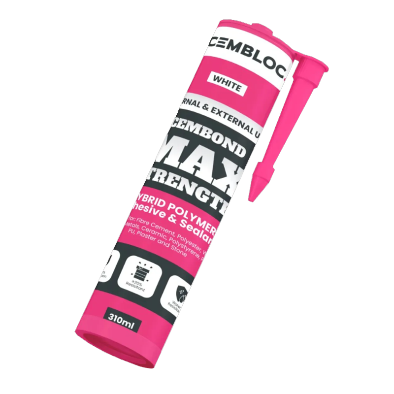 Image of Cembloc CemBond-Max Strength Hybrid Polymer Adhesive / Sealant 310ml-Adhesive-Cembloc-tile.co.uk