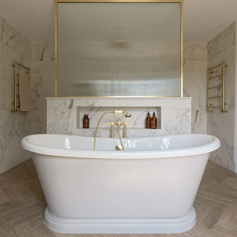 Image of Sculpture Porcelain Carrara Brushed 100 x 100 x 0.8cm-Wall and Floor tile-Ca Pietra-Tile.co.uk