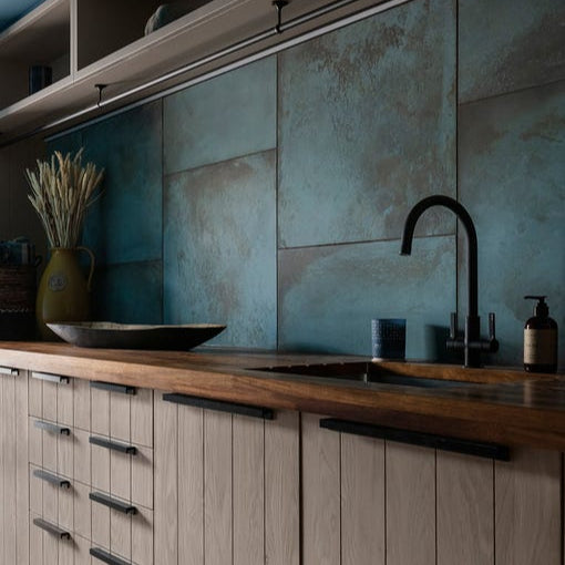 Image of Chemistry Verdigris tile 60x60cm-Porcelain tile-Ca Pietra-Tile.co.uk