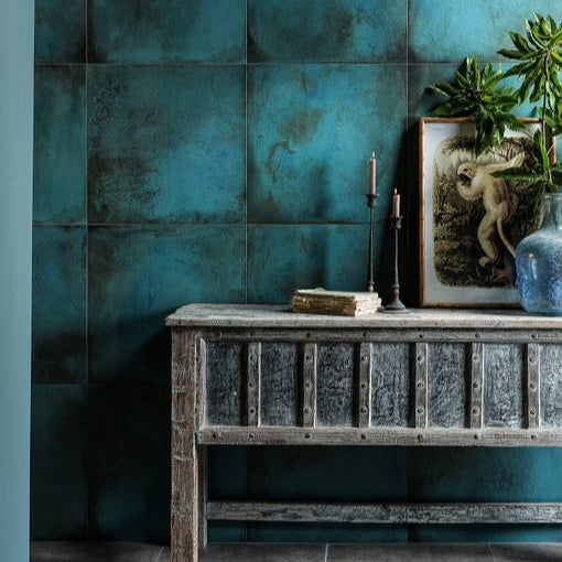 Image of Chemistry Verdigris tile 60x60cm-Porcelain tile-Ca Pietra-Tile.co.uk