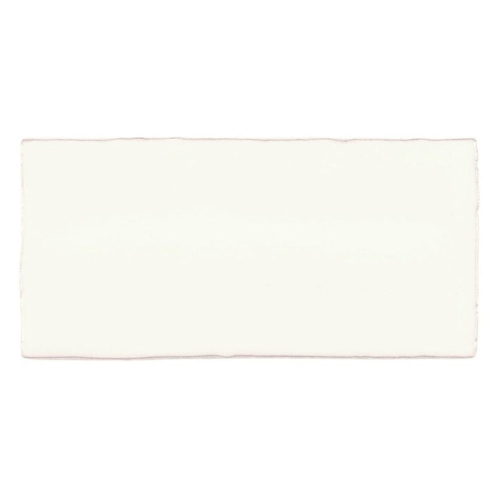 Cotton Plain Half Tile 6.3x13cm-Ceramic wall tile-Original Style-Tile.co.uk