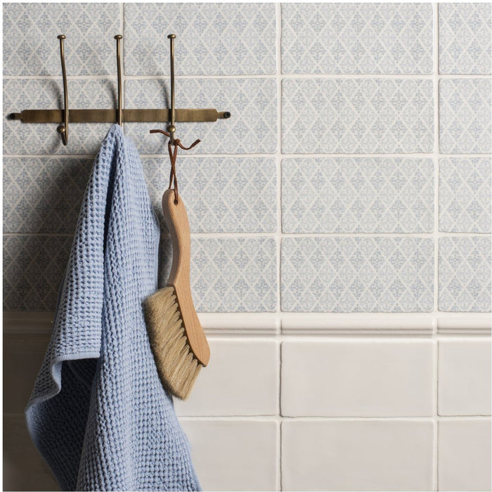 Fabrique Coraline French Blue Brick wall tile 10x20cm