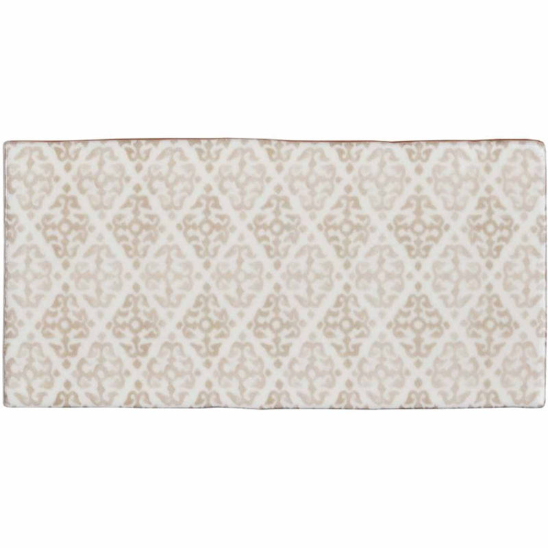 Image of Coraline Soft Taupe Brick wall tile 10x20cm-Ceramic wall tile-Original Style-Tile.co.uk